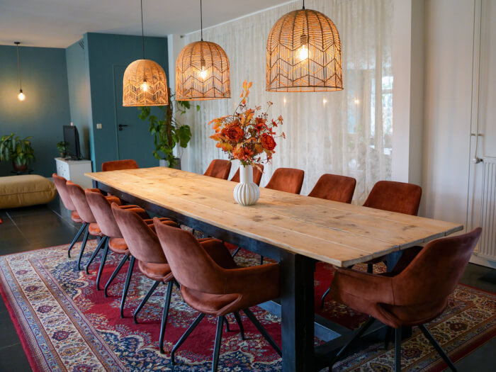 Groepsaccommodatie in Berlicum (Noord-Brabant) voor 12 personen met 6 slaapkamers en 4 badkamers.
