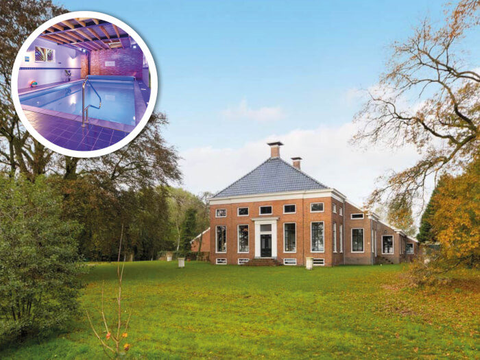 Groepsaccommodatie in Beerta (Groningen) voor 30 personen met 15 slaapkamers en 16 badkamers.