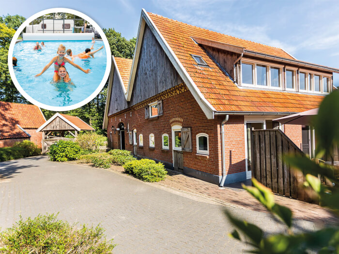 Groepsaccommodatie in Ootmarsum (Overijssel) voor 20 personen met 6 slaapkamers en 6 badkamers.