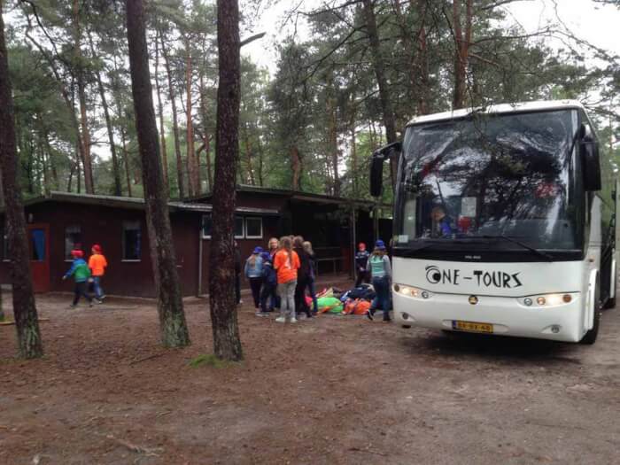 Groepsaccommodatie in Doornspijk (Gelderland) voor 112 personen met 7 slaapkamers en 7 badkamers.