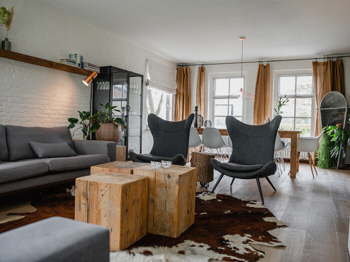 Groepsaccommodatie in Leende (Noord-Brabant) voor 10 personen met 5 slaapkamers en 2 badkamers.