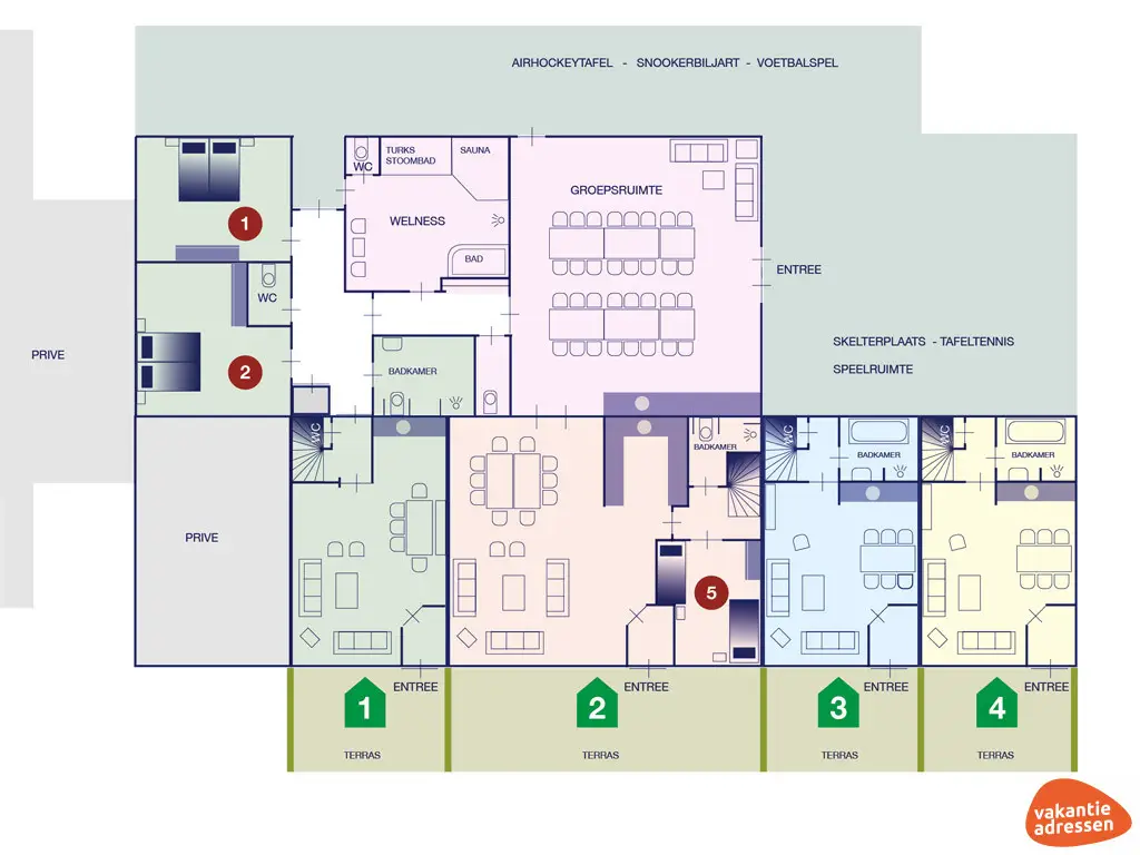 Vakantieadressen accommodatie afbeelding