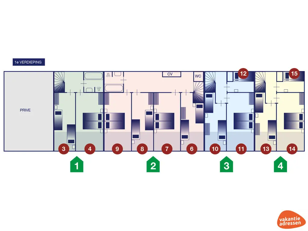 Vakantieadressen accommodatie afbeelding