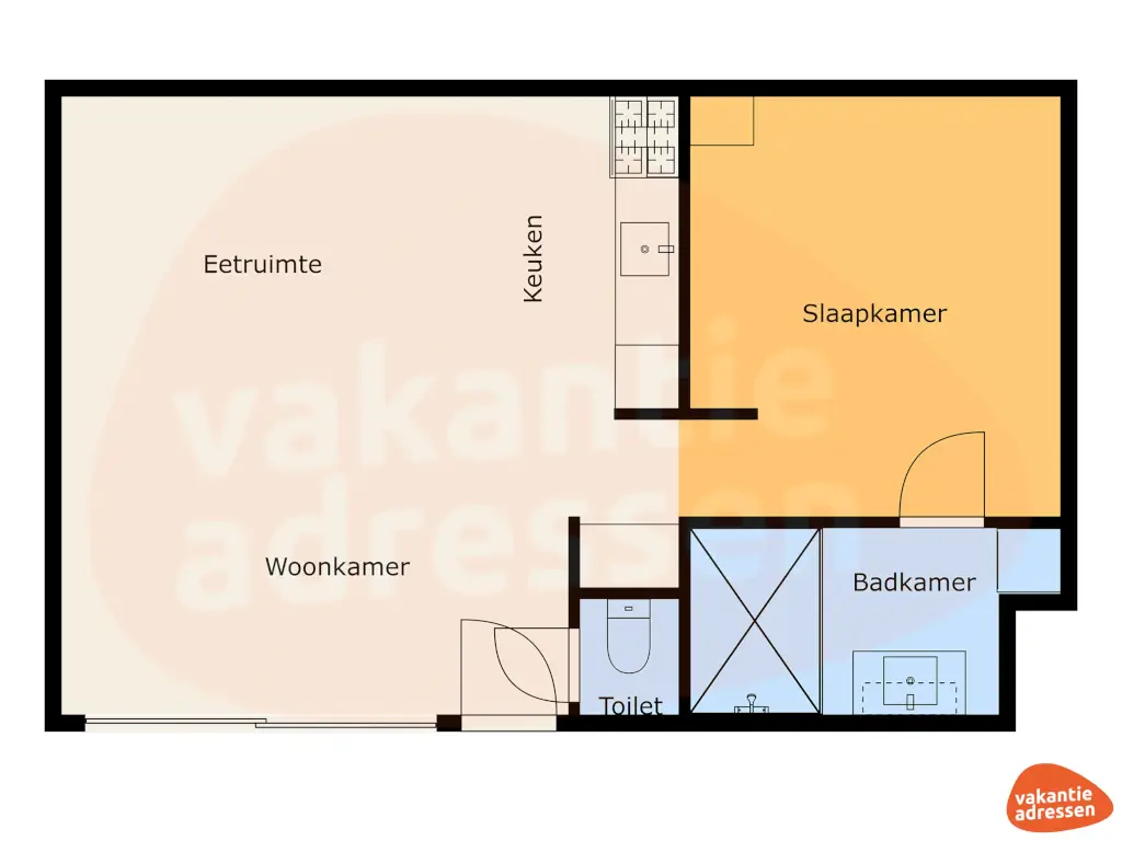 Vakantieadressen accommodatie afbeelding