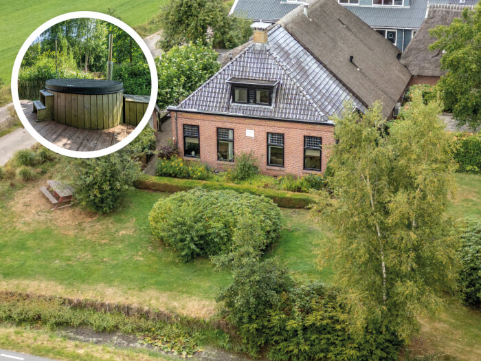 Groepsaccommodatie in Twijzelerheide (Friesland) voor 8 personen met 4 slaapkamers en 2 badkamers.