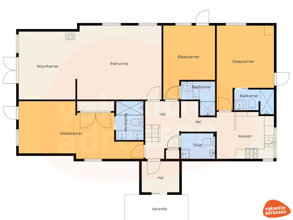 Vakantieadressen accommodatie afbeelding