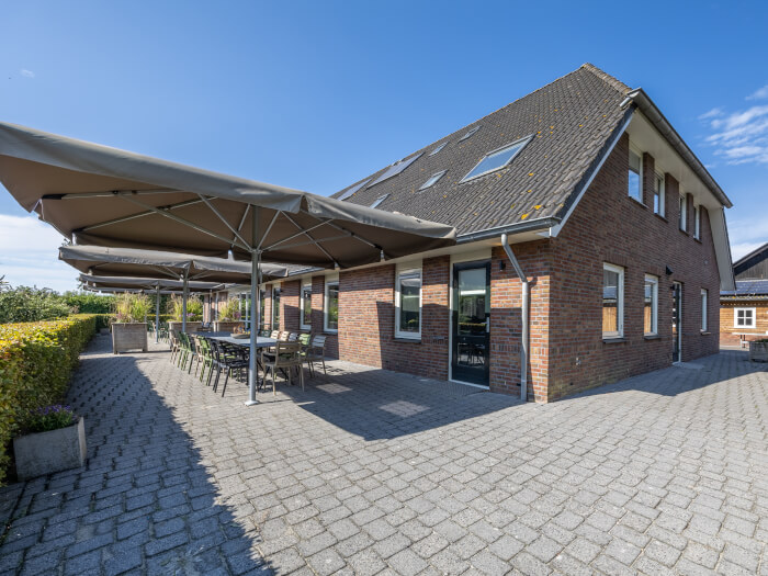 Groepsaccommodatie in Giethoorn (Overijssel) voor 20 personen met 7 slaapkamers en 6 badkamers.