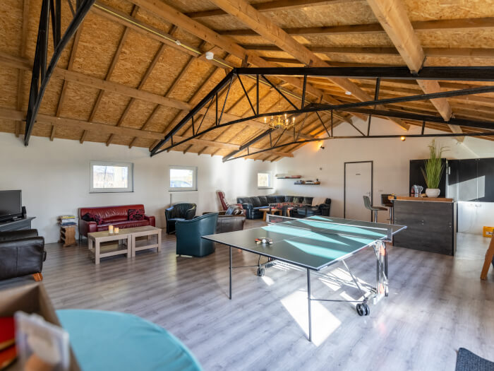 Groepsaccommodatie in Oirlo (Limburg) voor 10 personen met 5 slaapkamers en 2 badkamers.