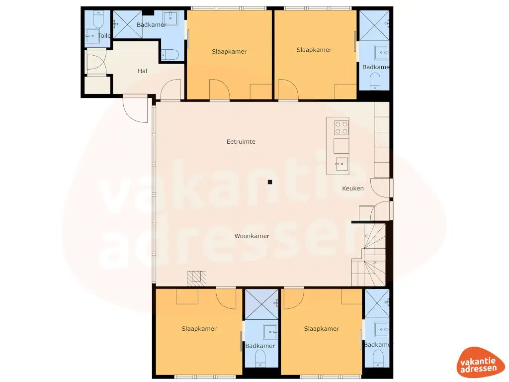 Vakantieadressen accommodatie afbeelding