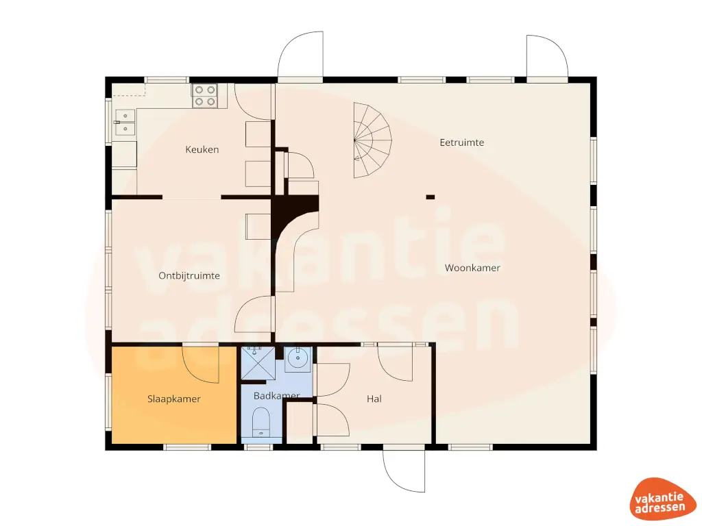 Vakantieadressen accommodatie afbeelding