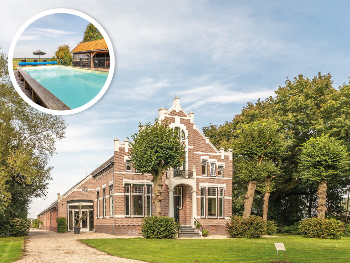 Groepsaccommodatie in 2e Exloërmond (Drenthe) voor 54 personen met 18 slaapkamers en 16 badkamers.