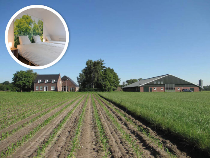 Groepsaccommodatie in Oosterhout (Noord-Brabant) voor 16 personen met 6 slaapkamers en 6 badkamers.